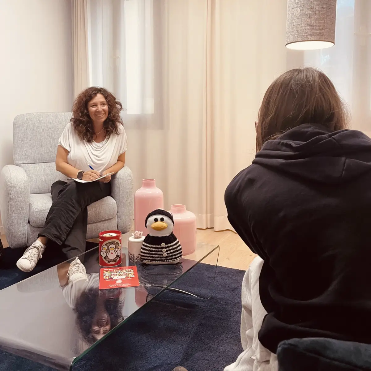 Psicologa con ragazza